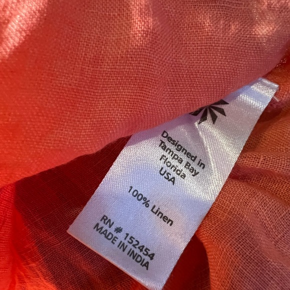 Karyn Seo‎ Women 100% Linen Blouse- Large - Picture 8 of 10